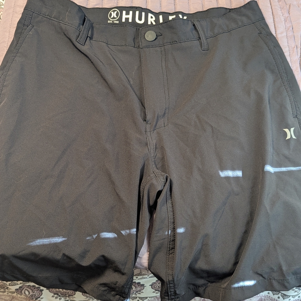 Hurley Men's Charcoal Athletic Shorts